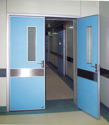 Galavanized sheet manual hospital door